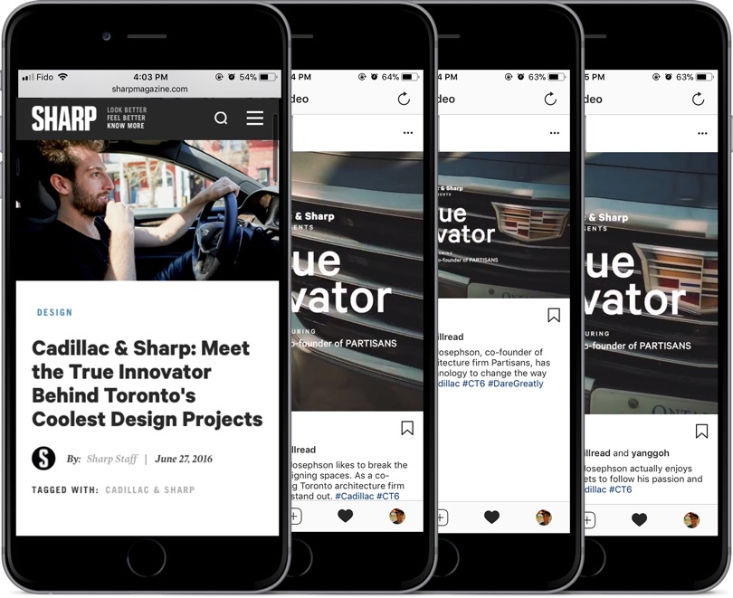 Sharp Magazine | Cadillac True Innovator Series